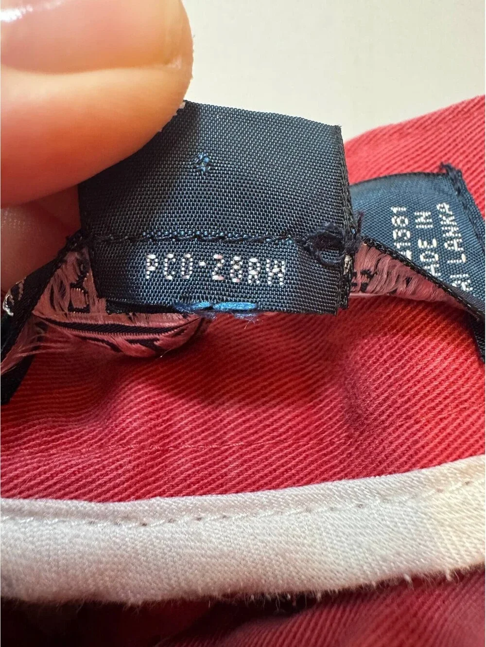 Polo Ralph Lauren Mens Shorts Size 32 Red Pre-Owned